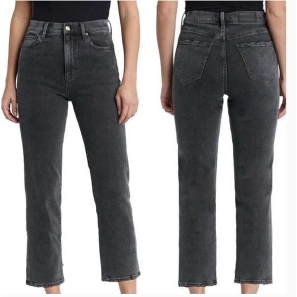 Pistola Women's Straight Leg Jeans - Dark Gray - Picture 1 of 11